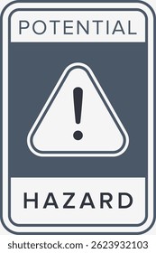 Peligro, Advertencia, Precaución. Señales y símbolos de peligro. Iconos del vector