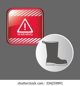 danger warning design, vector illustration eps10 graphic 