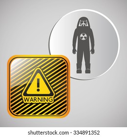danger warning design, vector illustration eps10 graphic 