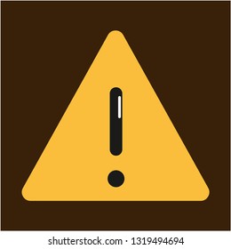 Danger warning icon