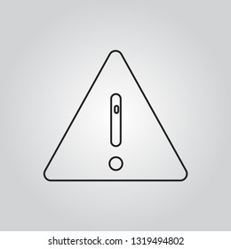 Danger warning icon