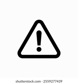 Danger warning icon, alert icon, dangerous, Danger warning. Vector icon. Risk sign. Information sign. Exclamation icon. Alert sign. Alarm sign. Error message. Important message.