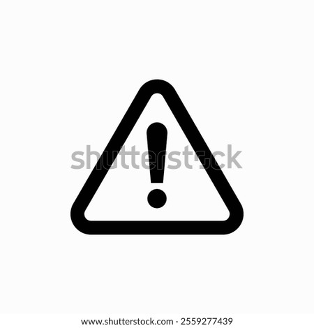 Danger warning icon, alert icon, dangerous, Danger warning. Vector icon. Risk sign. Information sign. Exclamation icon. Alert sign. Alarm sign. Error message. Important message.