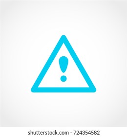 danger warning Icon Isolated on White Background