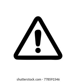 danger warning icon vector