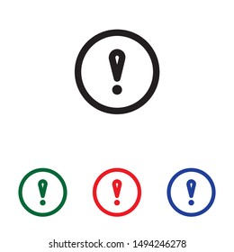 danger warning icon vector illustration