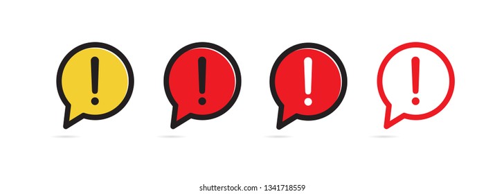 Danger warning sign, attention sign. Vector illustration. on white background