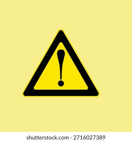 Danger warning sign displayed to alert people about a potential hazard or unsafe condition. The sign is used to prevent accidents by increasing awareness and encouraging caution in hazardous areas. Suitable for themes of safety, risk awareness, warning symbols, and public protection.