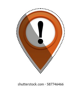 danger and warning sign icon vector illustration graphic design