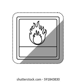 danger and warning sign icon vector illustration graphic design