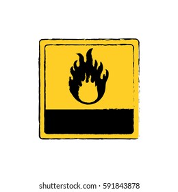 danger and warning sign icon vector illustration graphic design