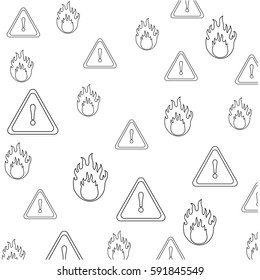 danger and warning sign icon vector illustration graphic design