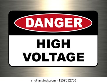 Danger, warning sign, no entry symbol.