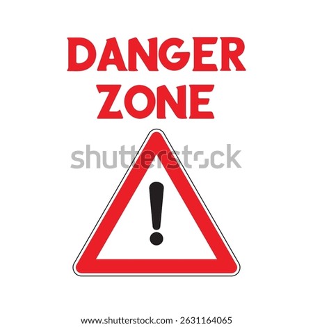 Danger warning sign red skull danger icon victore