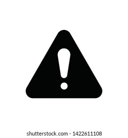 Plantilla de diseño de icono de vectores de signo de advertencia o peligro