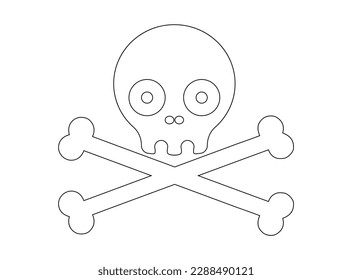 danger warning signs outline design, danger sing icon outline vector design, black and white symbol design,