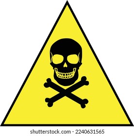 danger warning singn caution skull symbol dangerous