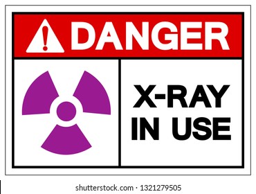 Danger Xray Radiation Symbol Sign Vector Stock Vector (Royalty Free ...