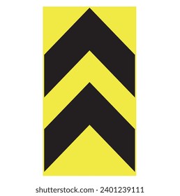 dangerous bend direction sign, traffic sign