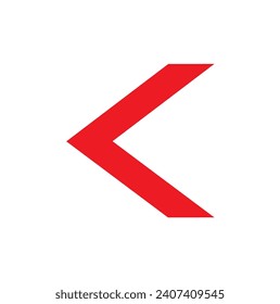 gefährliches Kurvenzeichen, Verkehrszeichen, Vektorsymbol