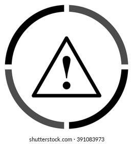 dangerous -  black vector icon
