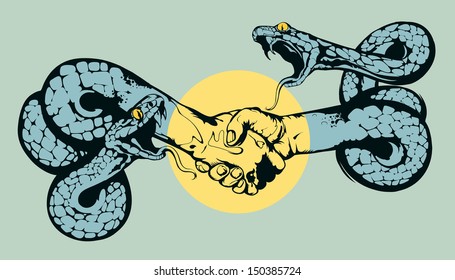 Dangerous business vector