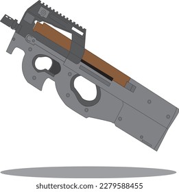 Un arma peligrosa pero genial llamada P90