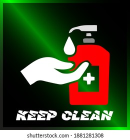DANGEROUS CORONAVIRUSES keep your distance, stay clean, wash your hands at all times and don't forget to always wear a mask