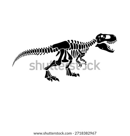a dangerous dinosaur in illustration