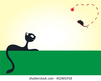 Dangerous game, cat and mouse