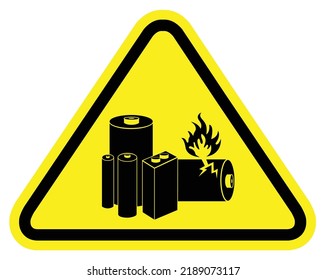 Dangerous Goods Label Vector Illustration Warning Stock Vector (Royalty ...