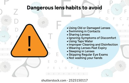 Hábitos peligrosos de lentes a evitar