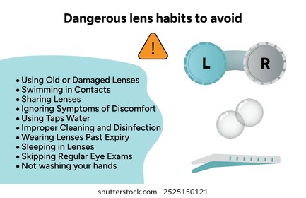 Dangerous lens habits to avoid