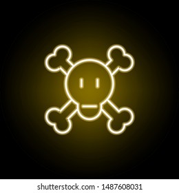 dangerous line neon icon. Elements of smoking activities illustration icon. Signs and symbols can be used for web, logo, mobile app, UI, UX