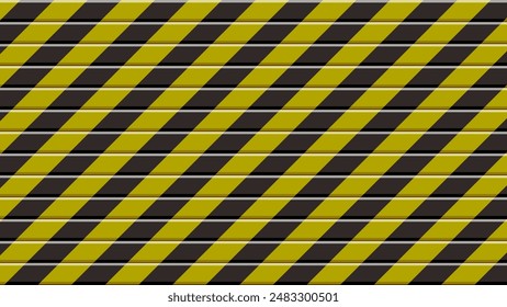 Dangerous pattern shutter background illustration_16:9