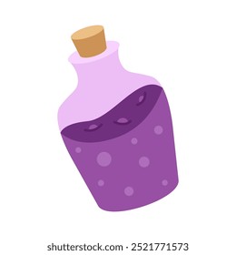 Dangerous purple potion on Halloween