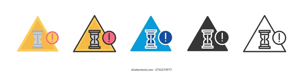 dangerous situation icon set multi style various collection
