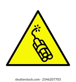 Dangerous Symbol Sign vector icon symbol