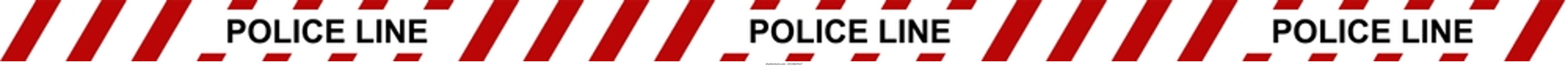 Dangerous Tape Pattern. CrimeLine: Abstract Police Tape. Vector Seamless Pattern