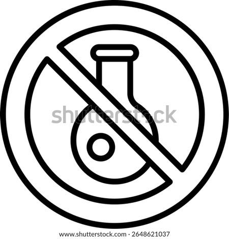 Dangerous Vector Line Icon Design