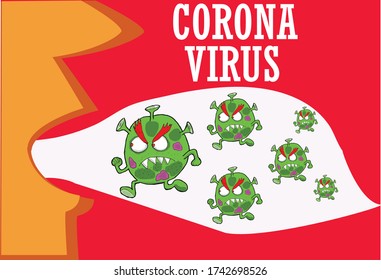 
dangerous virus vector illustration. eps10.