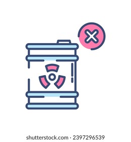 Dangerous Waste icon in vector. Illustration