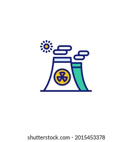 Dangerous Waste icon in vector. Logotype