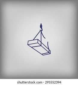 Dangerously. Possible falling of cargo icon 