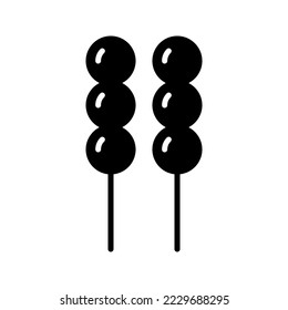 Dango icon. sign for mobile concept and web design. vector illustration
