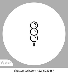 Dango-Symbol, Vektorsymbol, Symbol, Logo-Illustration für Web und Mobile