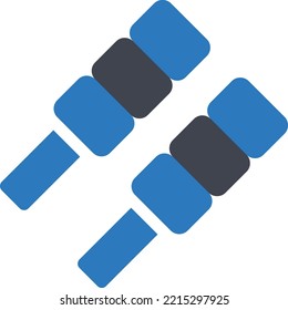 ilustración de dango Vector en un fondo transparente. Símbolos de calidad superior. Iconos vectoriales de glifos para diseño de conceptos y gráficos. 

