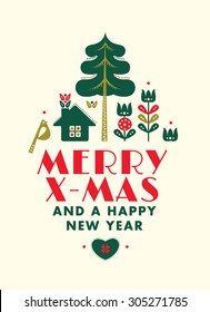 Danish Style Christmas Card