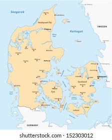 danmark map