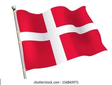 Dannebrog - Denmark civil and state flag